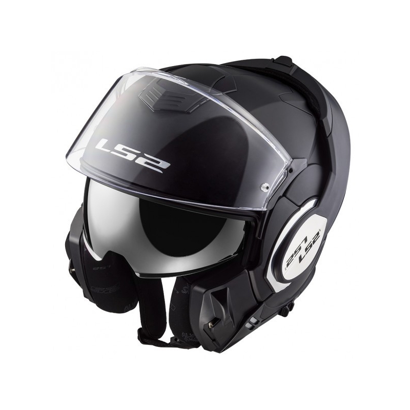 Kask z podnoszoną szczęką LS2 FF399 Valiant czarny matowy wyprzedaż