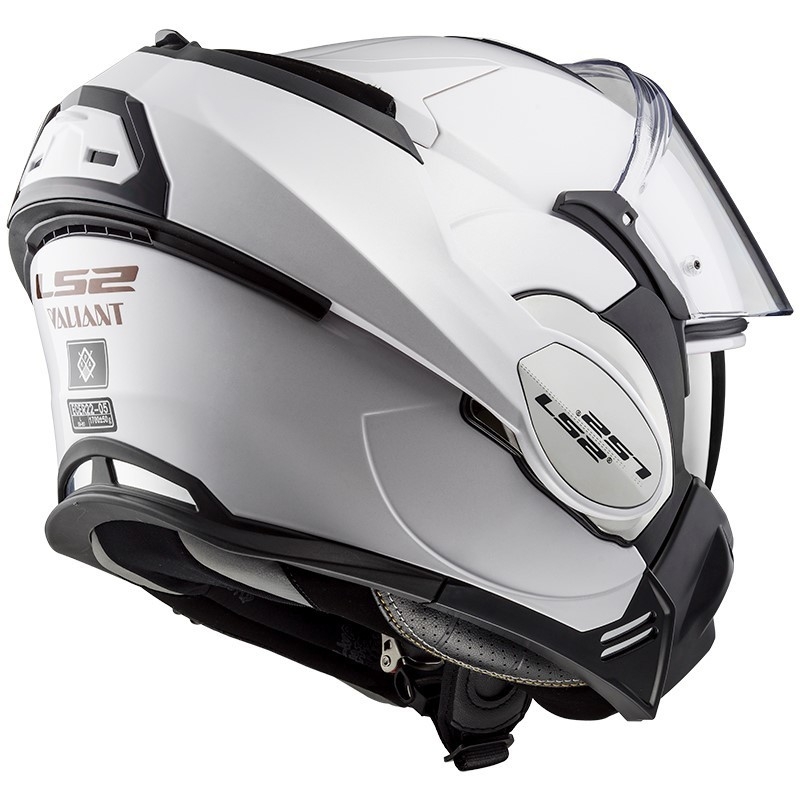 Kask z podnoszoną szczęką LS2 FF399 Valiant biały wyprzedaż