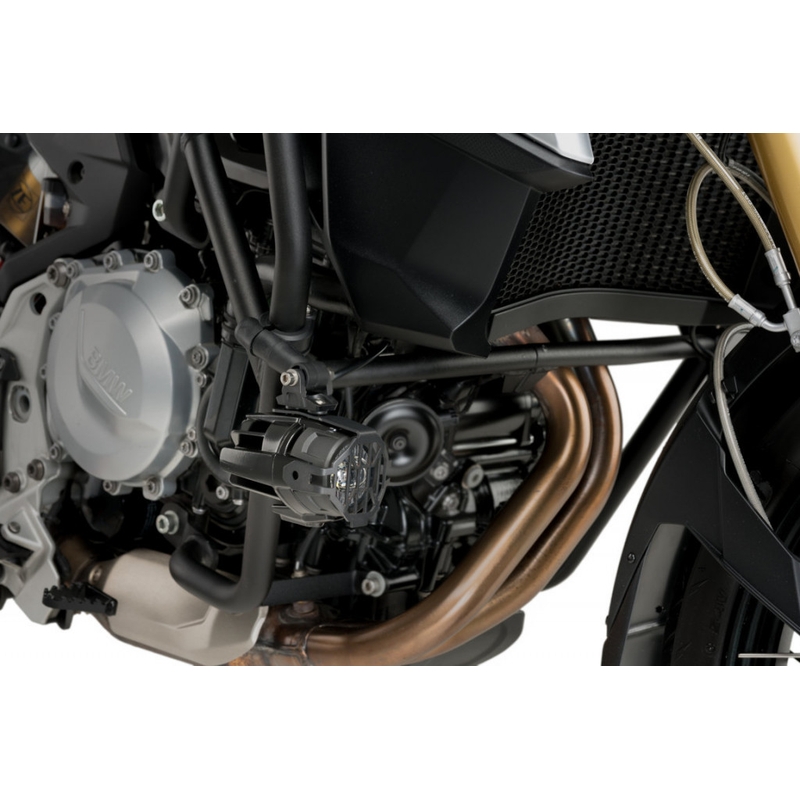 Adapters for auxiliary lights PUIG black set