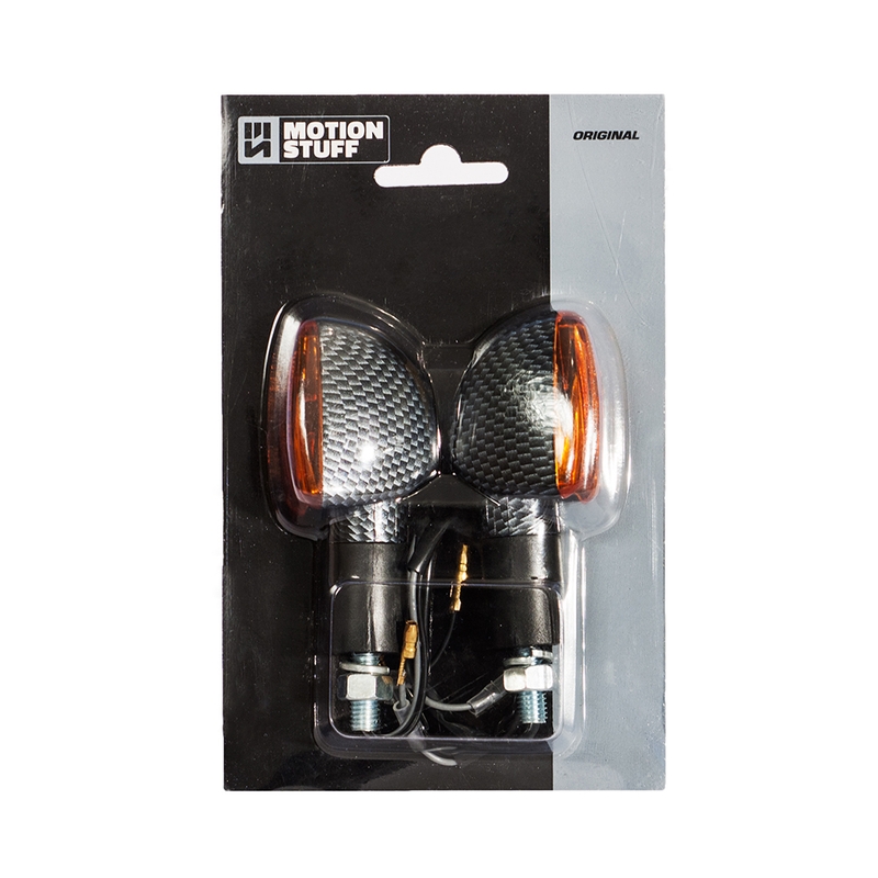 Bulb flasher lights MOTION STUFF carbon long stem