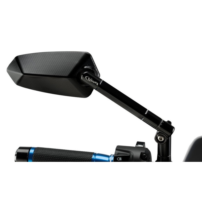 Rear view mirror PUIG F1.1. black / black right (including adapter)