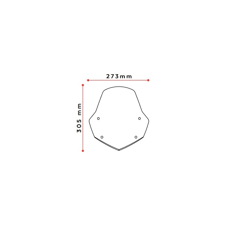 Windshield PUIG NEW GEN. SPORT dark smoke