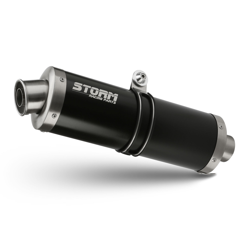 Silencer STORM OVAL Steel black