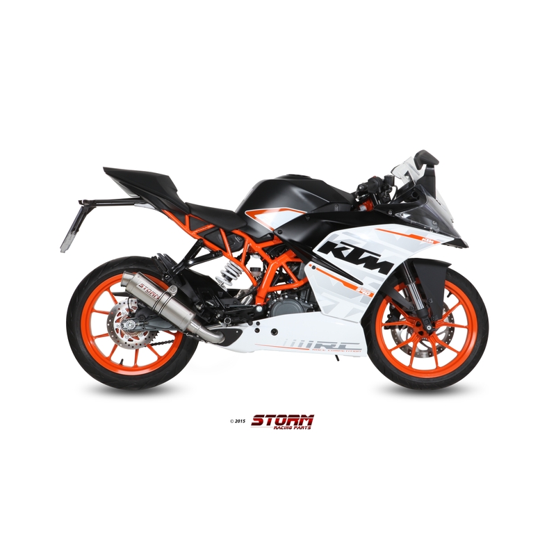 Full exhaust system 1x1 STORM GP Stainless Steel