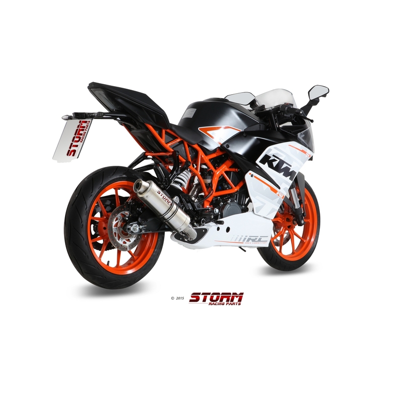 Full exhaust system 1x1 STORM GP Stainless Steel