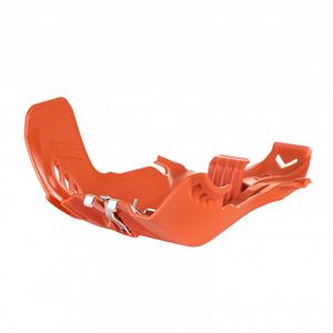 Skid plate POLISPORT PERFORMANCE 8472000002 with link protector orange