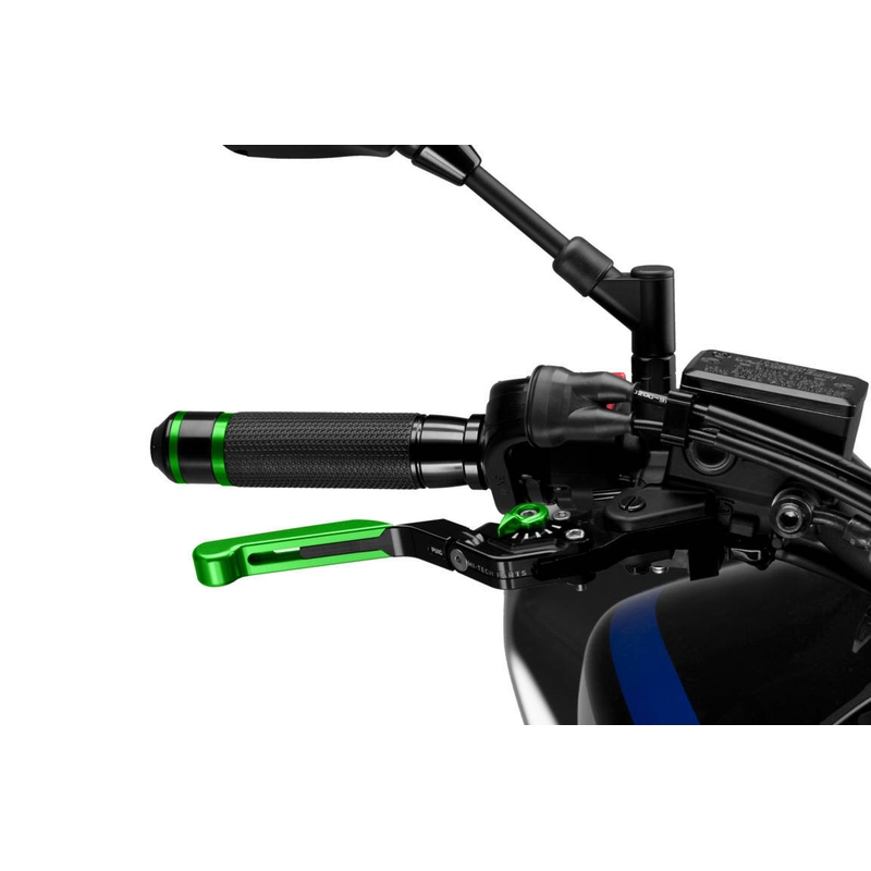 Brake lever without adapter PUIG 3.0 extendable folding green/green wyprzedaż
