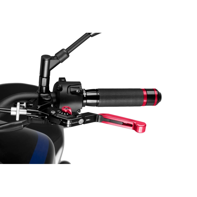 Clutch lever without adapter PUIG 3.0 extendable folding red/red wyprzedaż