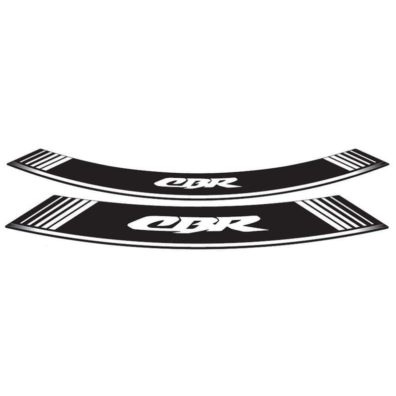 Rim strip PUIG CBR white set of 8 rim strips
