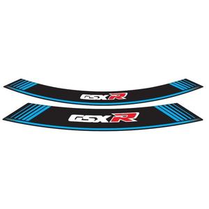Rim strip PUIG GSXR 5525A blue set of 8 rim strips