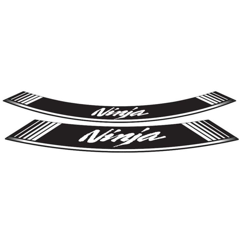 Rim strip PUIG NINJA white set of 8 rim strips