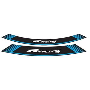 Rim strip PUIG RACING 5531A blue set of 8 rim strips
