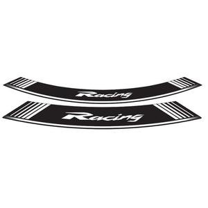 Rim strip PUIG RACING 5531B white set of 8 rim strips