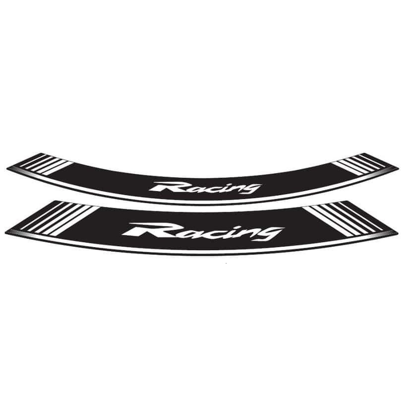 Rim strip PUIG RACING white set of 8 rim strips