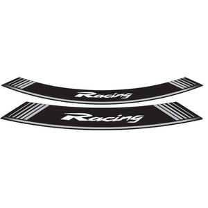 Rim strip PUIG RACING 5531P silver set of 8 rim strips