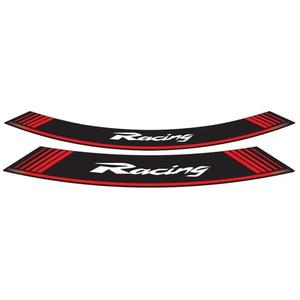 Rim strip PUIG RACING 5531R red set of 8 rim strips