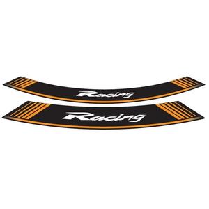 Rim strip PUIG RACING 5531T orange set of 8 rim strips