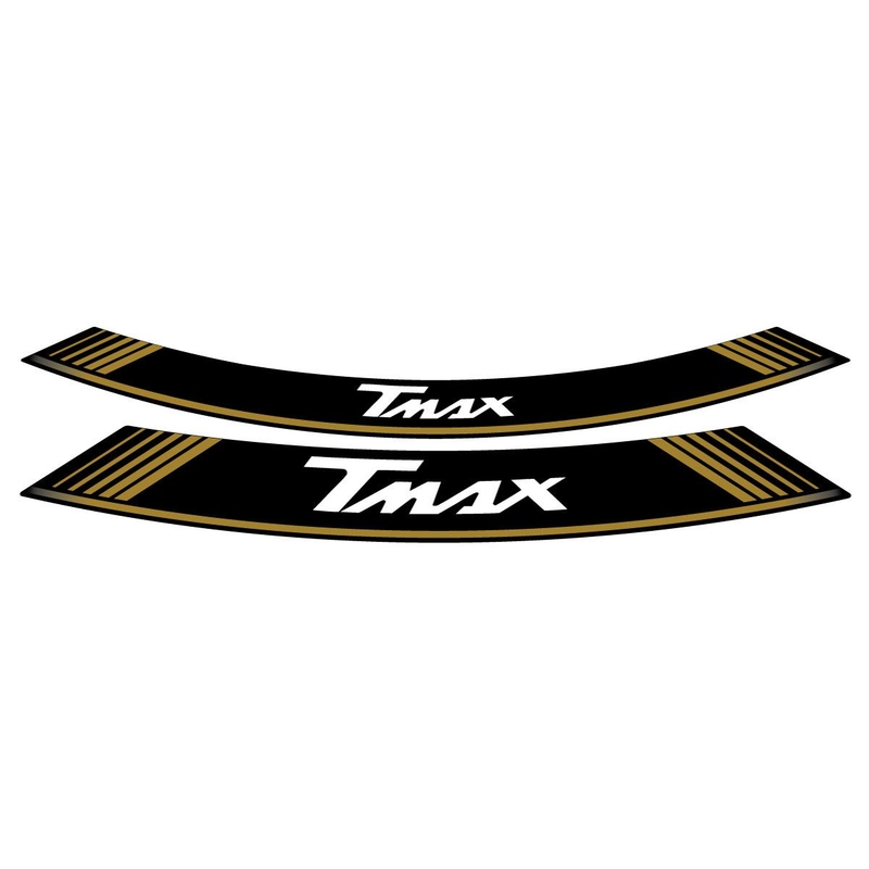 Rim strip PUIG T-MAX gold set of 8 rim strips for YAMAHA XP 560 T-MAX 2020-2021