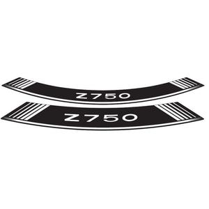 Rim strip PUIG Z750 5545B white set of 8 rim strips