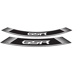 Rim strip PUIG GSR 5989B white set of 8 rim strips