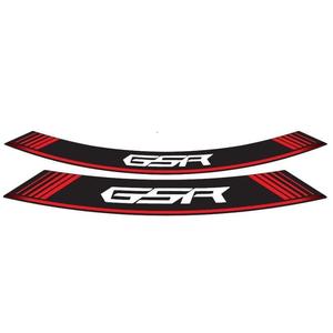 Rim strip PUIG GSR 5989R red set of 8 rim strips