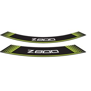 Rim strip PUIG Z800 6561V green set of 8 rim strips