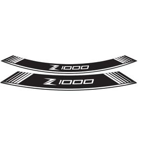 Rim strip PUIG Z1000 7590B white set of 8 rim strips