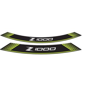 Rim strip PUIG Z1000 7590V green set of 8 rim strips