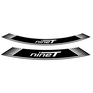 Rim strip PUIG R NINE T 9133B white set of 8 rim strips