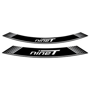 Rim strip PUIG R NINE T 9133P silver set of 8 rim strips