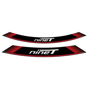 Rim strip PUIG R NINE T 9133R red set of 8 rim strips
