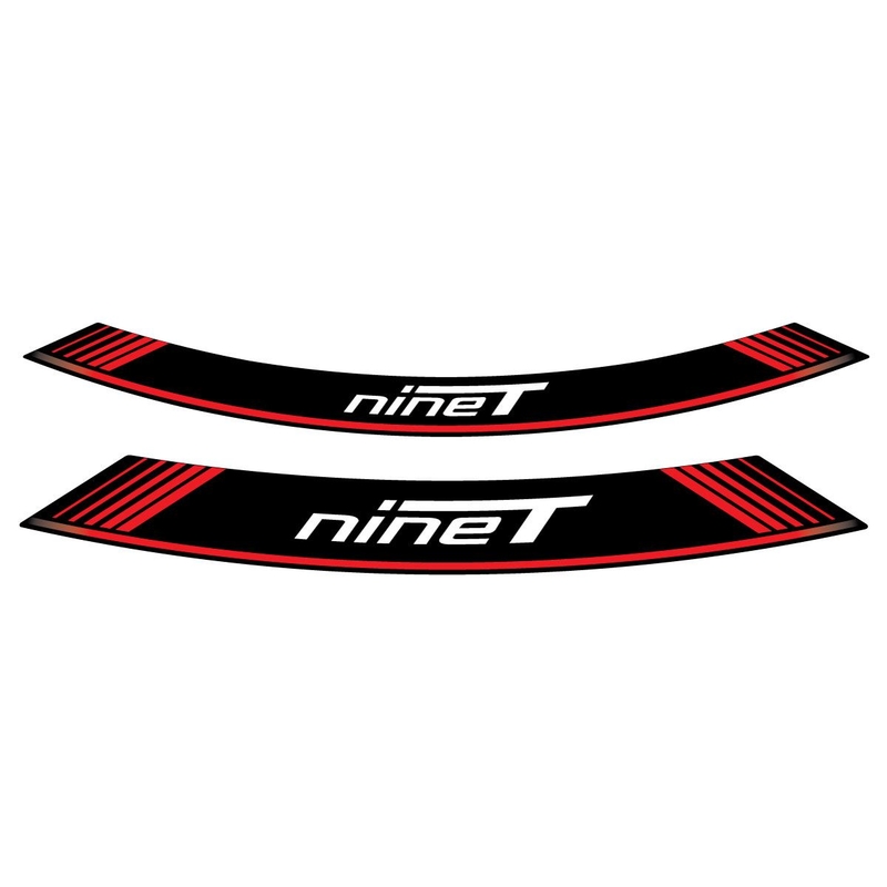 Rim strip PUIG R NINE T red set of 8 rim strips