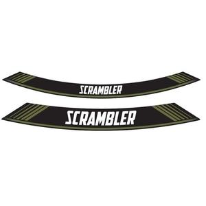 Rim strip PUIG SCRAMBLER 9134V green set of 8 rim strips