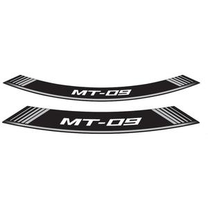 Rim strip PUIG MT-09 9135P silver set of 8 rim strips