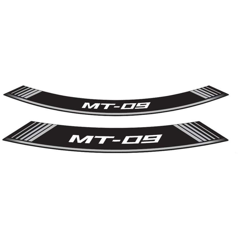 Rim strip PUIG MT-09 silver set of 8 rim strips