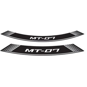 Rim strip PUIG MT-07 9136P silver set of 8 rim strips