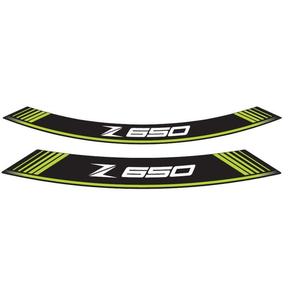 Rim strip PUIG Z650 9290V green set of 8 rim strips