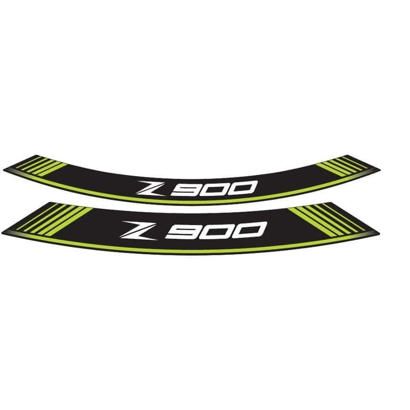 Rim strip PUIG Z900 green set of 8 rim strips
