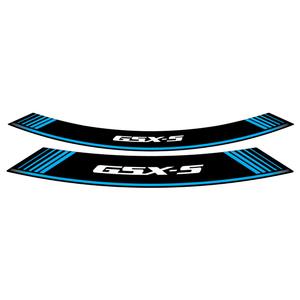 Rim strip PUIG GSXS 9442A blue set of 8 rim strips