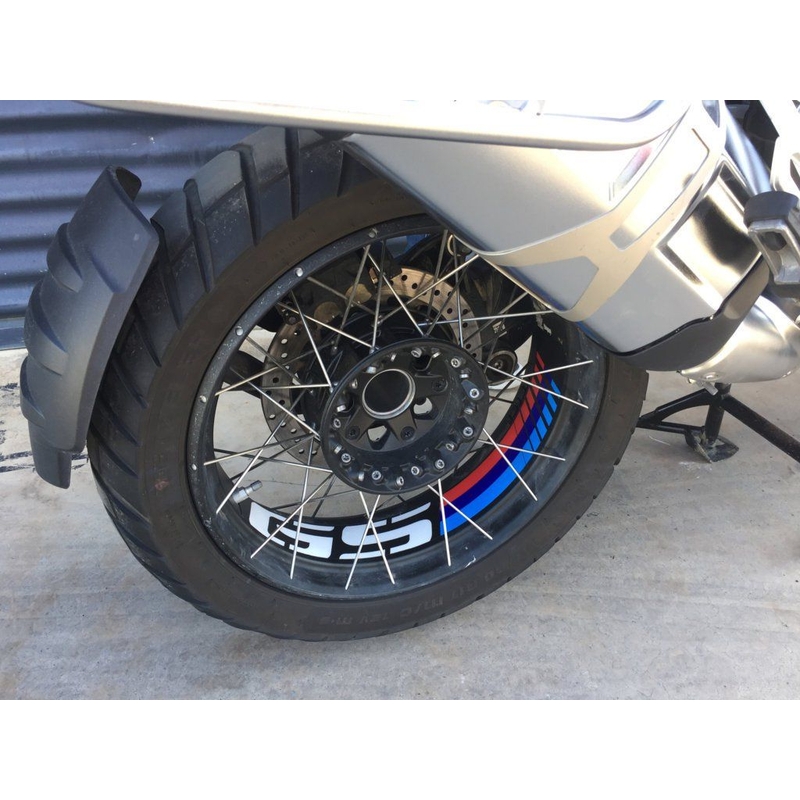 Rim strip PUIG GS black for KTM Super Duke 1290 / R 2014-2022, BMW R 1250 GS Adventure 2018-2023