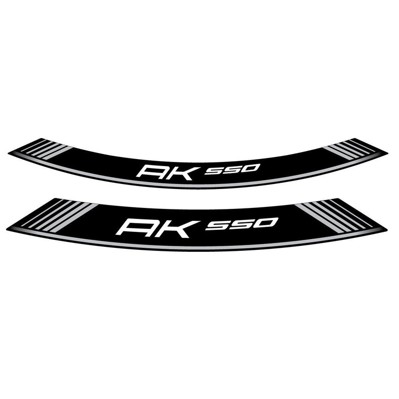 Rim strip PUIG AK550 silver set of 8 rim strips