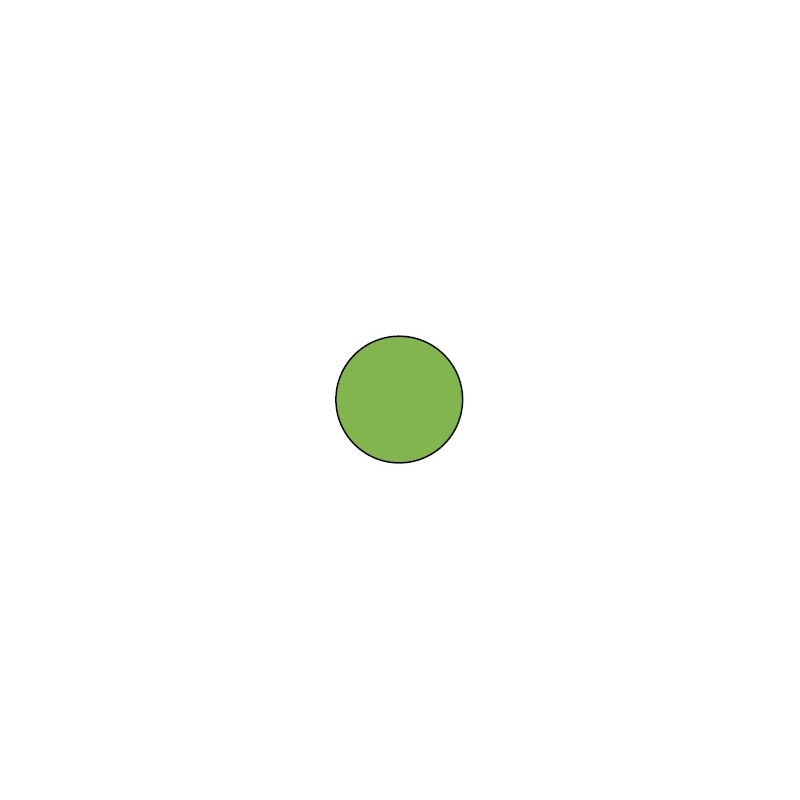 Sticker PUIG NUMBER 7 green 115mm (5 units)