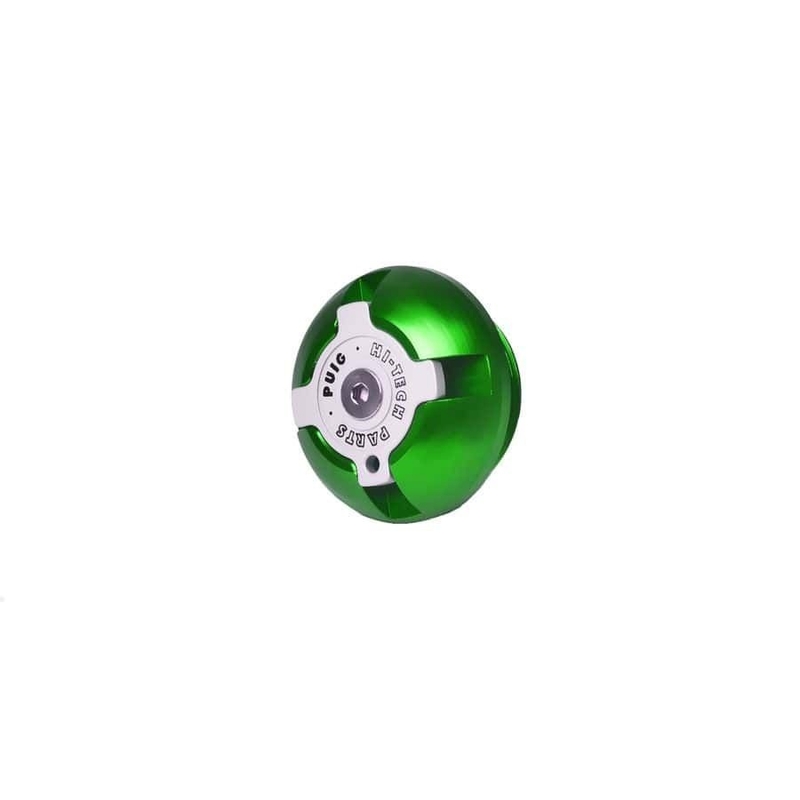 Plug oil cap PUIG green M19x2,5