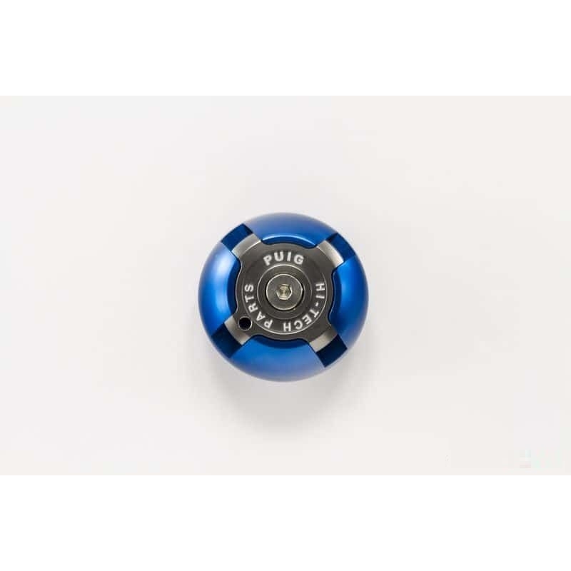 Plug oil cap PUIG blue M27x3