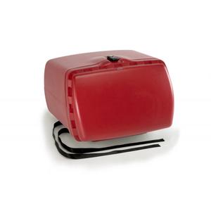Top box PUIG MAXI BOX 3660R red without lock and fasten with included straps