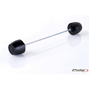 Axle sliders PUIG PHB19 20280N black without color caps, rear