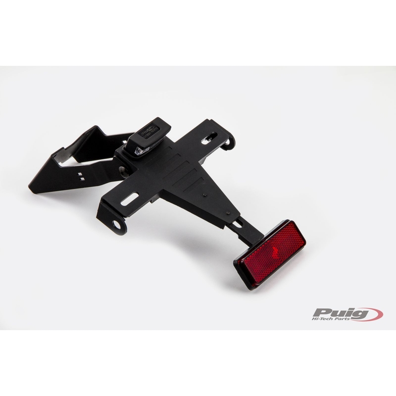 Adjustable license support PUIG black