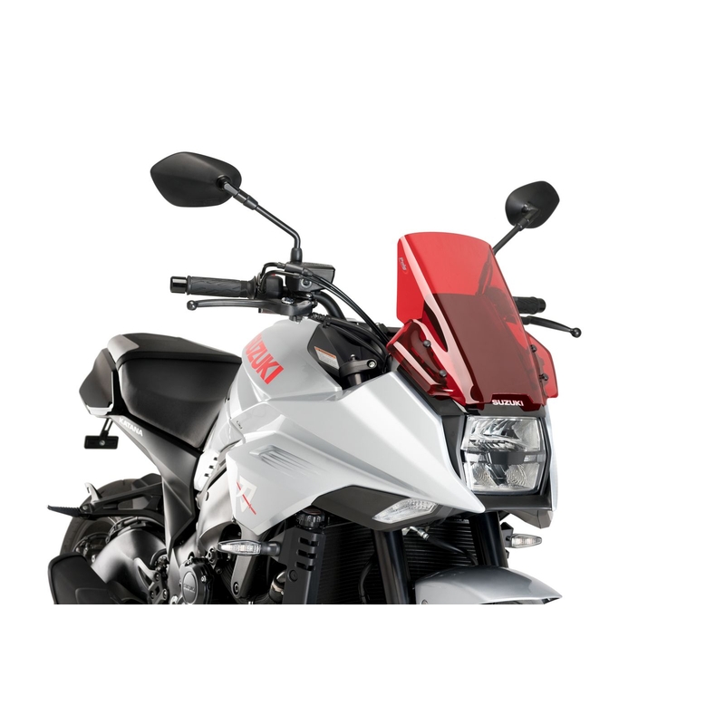 Windscreen PUIG TOURING red