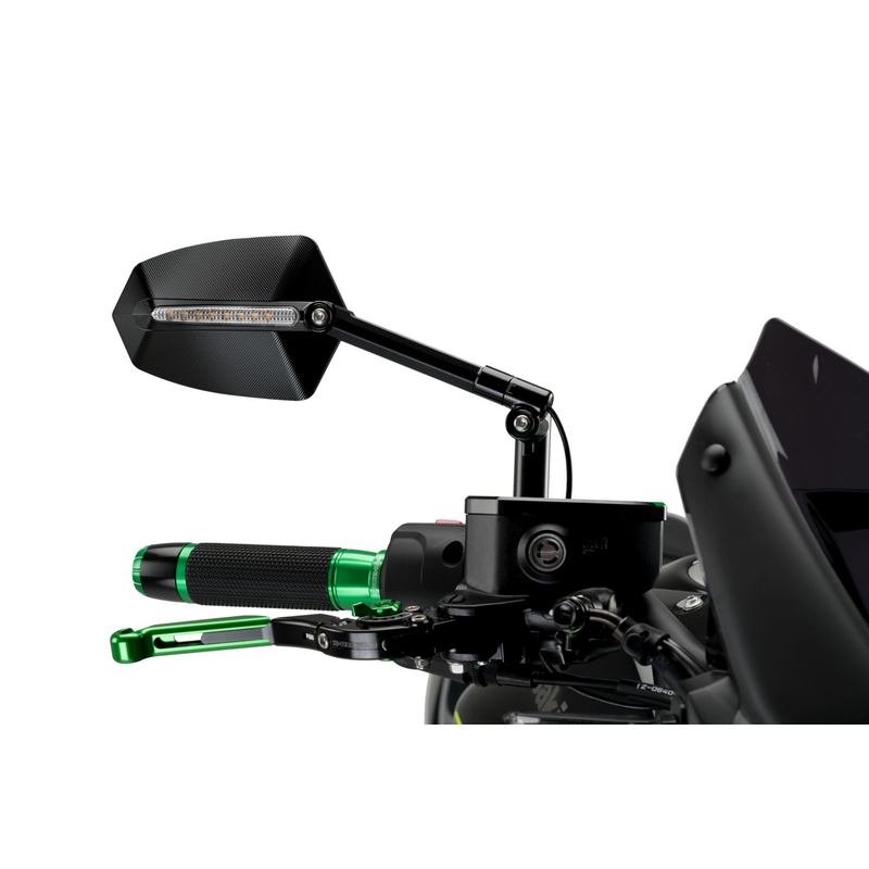 Rear view mirror PUIG GTI black / black right wyprzedaż