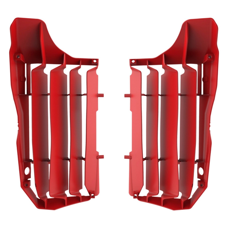 Radiator Louvers POLISPORT red cr04 for HONDA CRF 250 R 2020-2021, HONDA CRF 250 RX  2020-2021